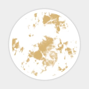 Honey brown and white marble - Tie-Dye Shibori Texture Magnet